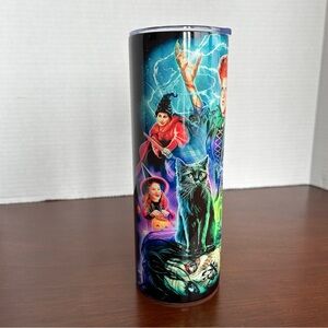 Hocus Pocus 20 oz. Steel Tumbler Water Bottle with slide lock plastic lid